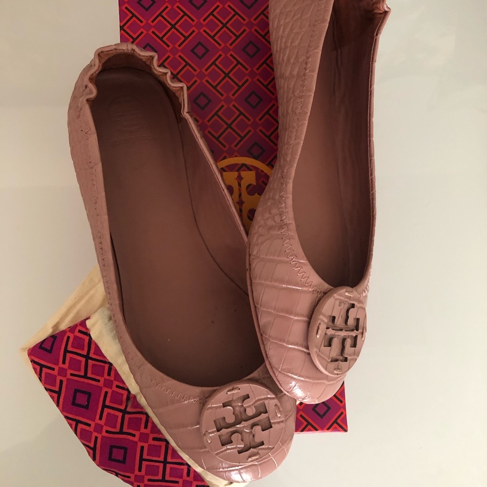 Tory Burch Minnie Travel Ballet w/Leather Logo